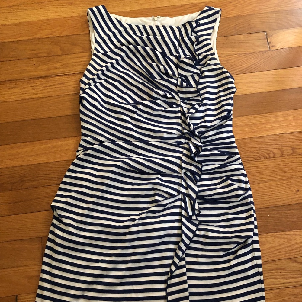 Striped Knee length dress
